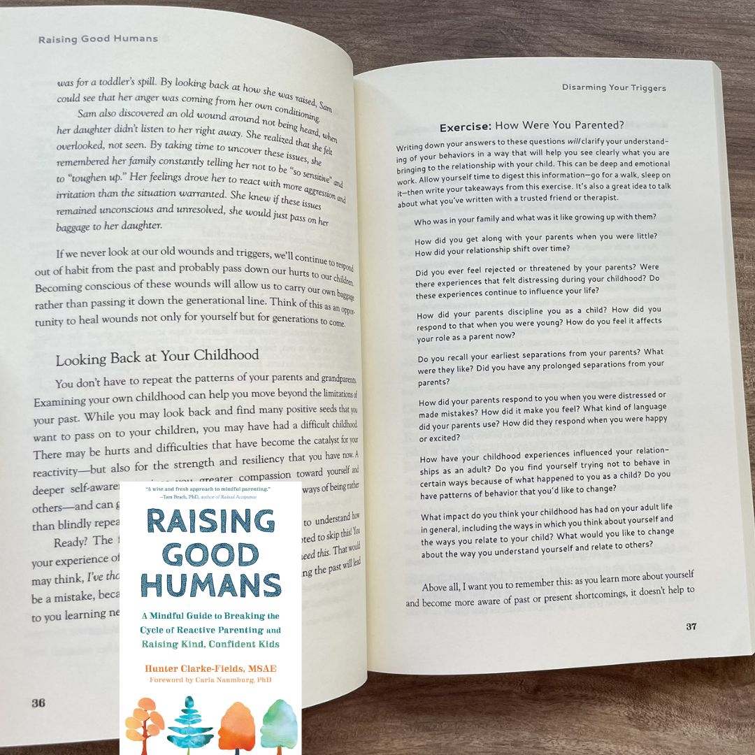 Raising Good Humans (brand new softcover, with SLIGHT DENTS and FOLDS on book cover and pages)