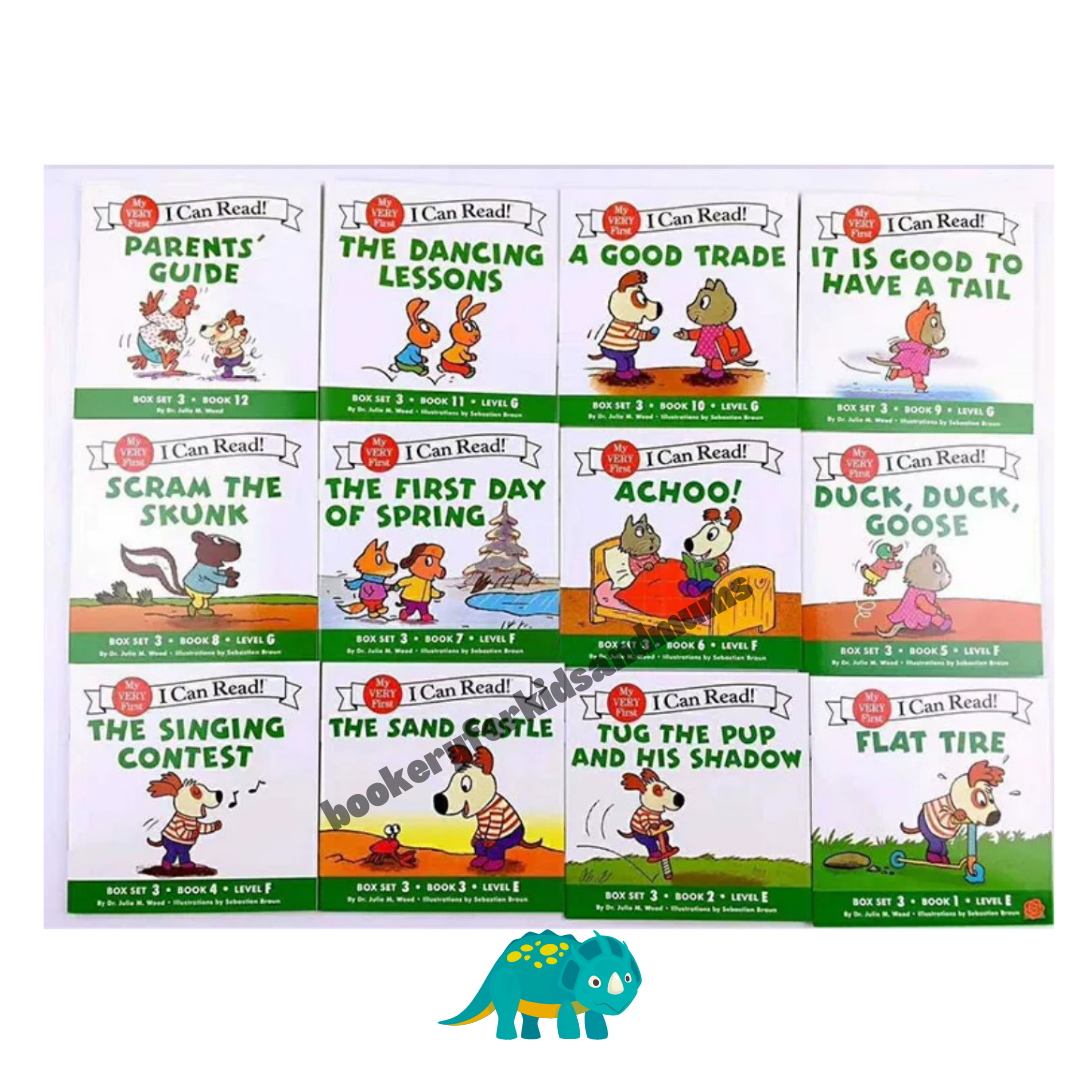 I Can Read Phonics (36 pcs SOFTCOVERS) red/ blue/ green
