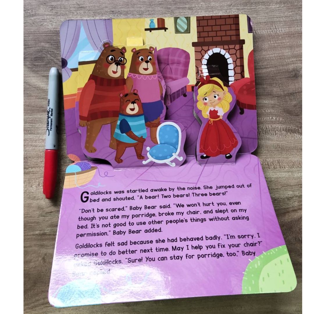 Fairy Tale Pop-Up (Three Little Pigs / Goldilocks / Pinocchio / Princess and the Pea (singles)