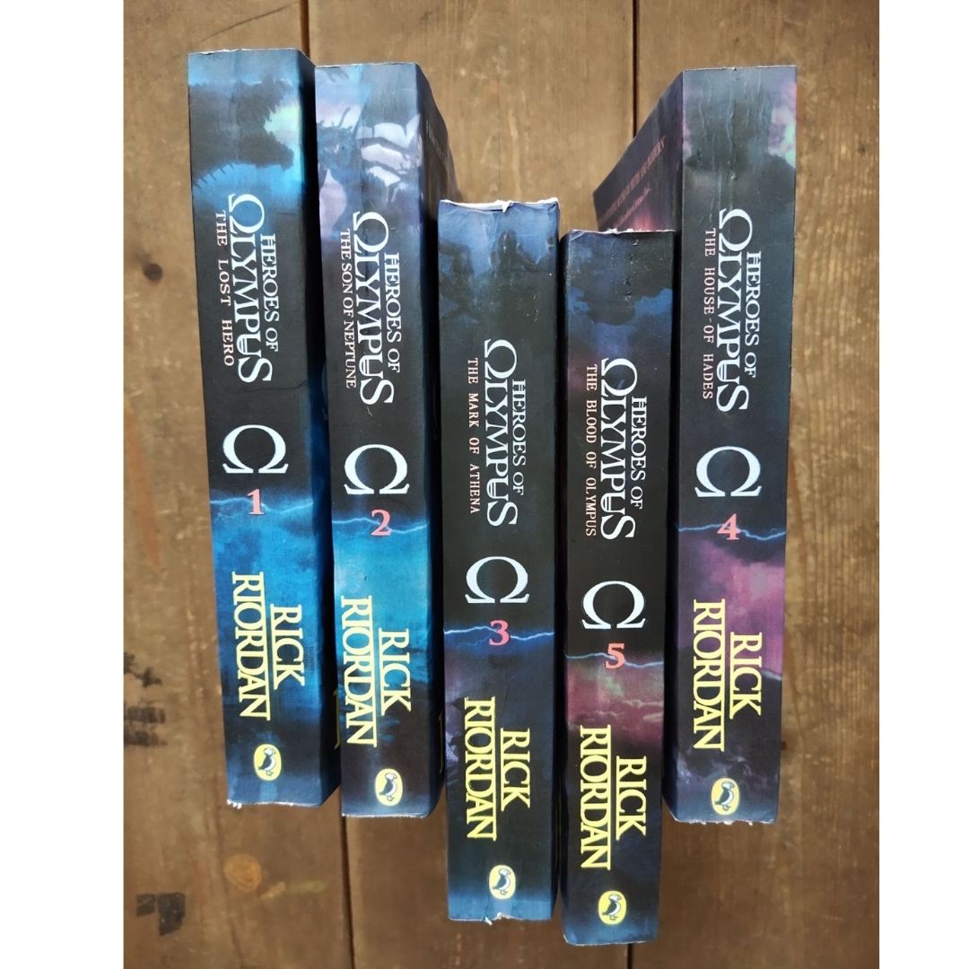 Heroes of Olympus (5 books) brand new softcover no box