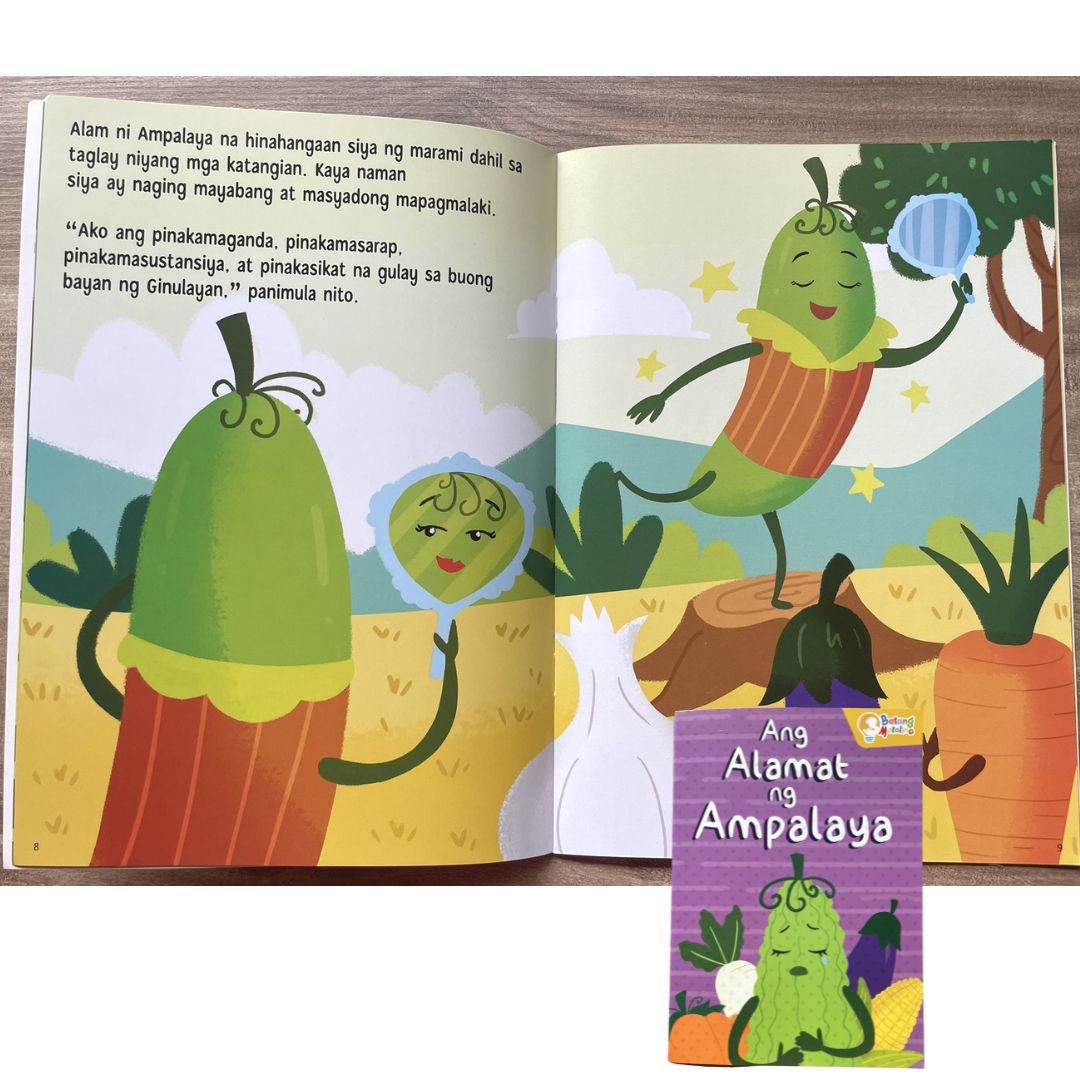Batang Matalino: Ang Alamat ng Pilipinas/Bahaghari/Ampalaya/Palay (Sold as set of 4 books) Tagalog books