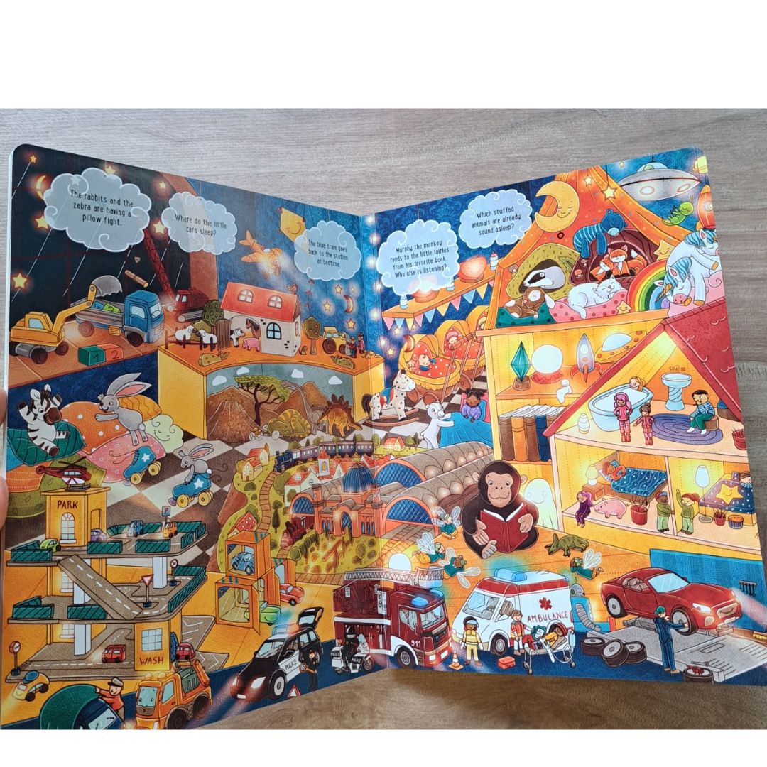 My Big Wimmelbook—Good Night Alexandra Helm (board book)