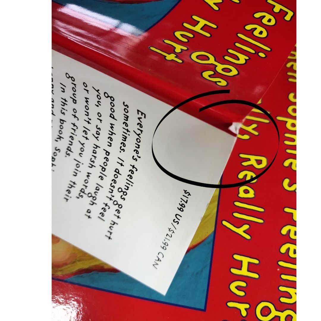 When Sophie's Feelings are Really, Really Hurt (Sophie) by Molly Bang (with dents) hardcover