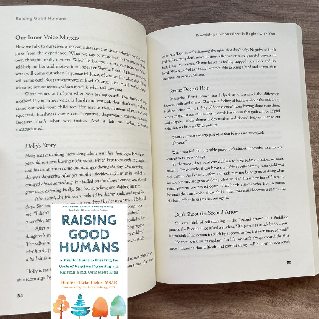 Raising Good Humans (brand new softcover, with SLIGHT DENTS and FOLDS on book cover and pages)
