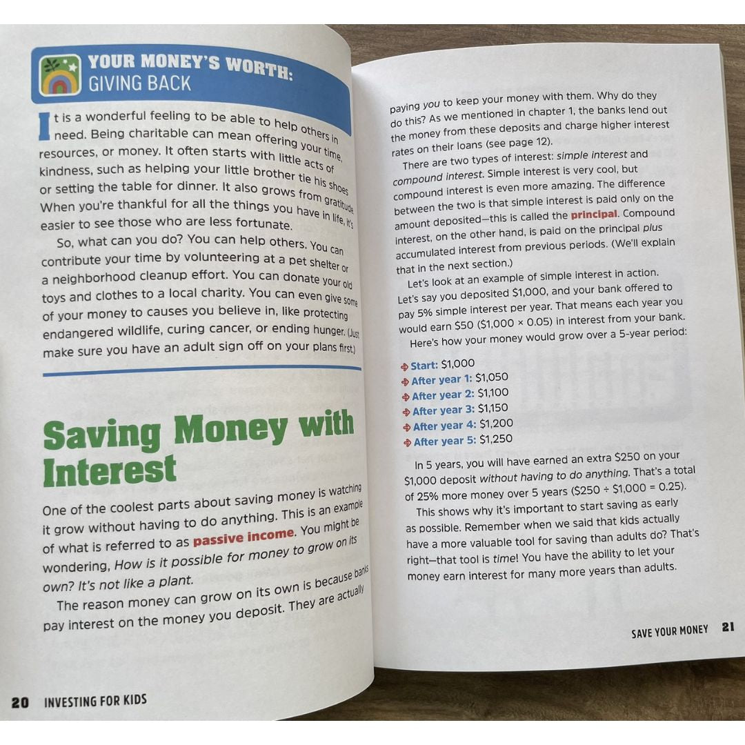 Investing for Kids (brand new softcover) w/ SLIGHT DENTS