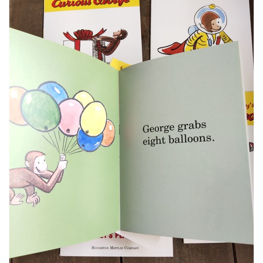 Curious George: Curious About Phonics (12 books) box set