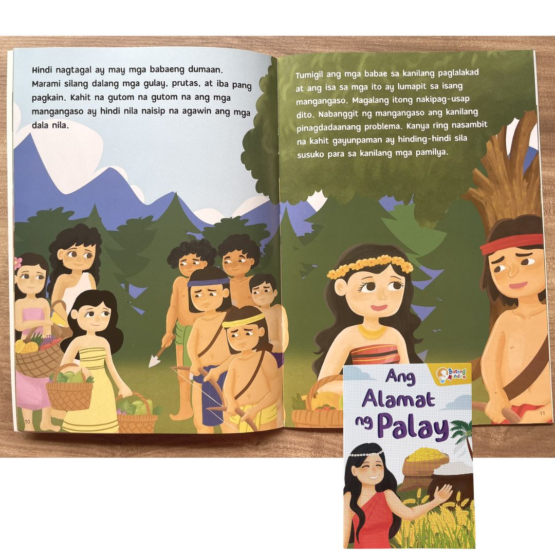 Batang Matalino: Ang Alamat ng Pilipinas/Bahaghari/Ampalaya/Palay (Sold as set of 4 books) Tagalog books