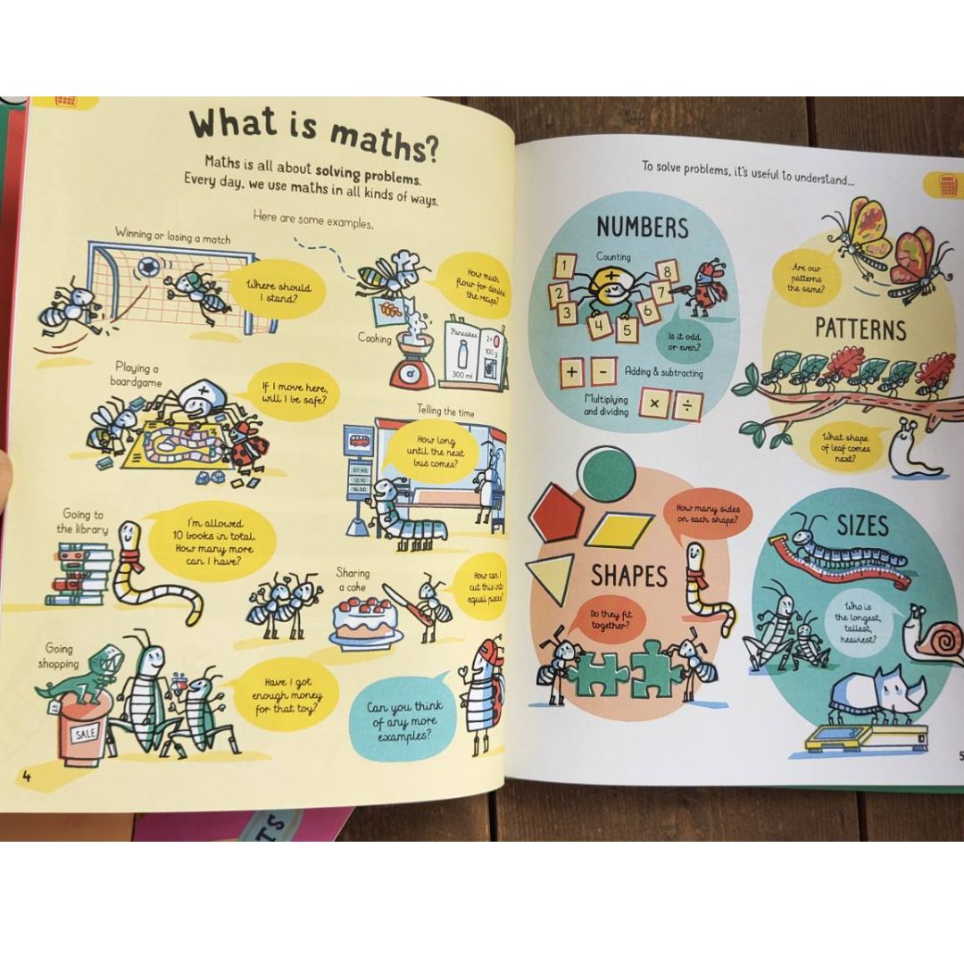 Usborne All the Maths You Need to Know by Age 7 (All You Need to Know by Age 7) brand new Hardcover, with SLIGHT DENTS on book cover