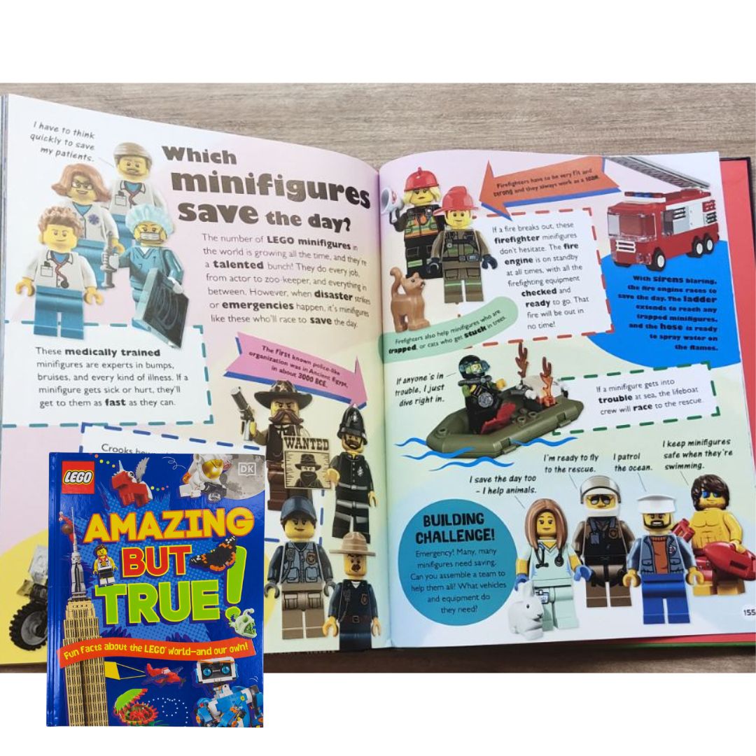 LEGO Amazing But True: Fun Facts About the LEGO World - and Our Own! (hardcover)