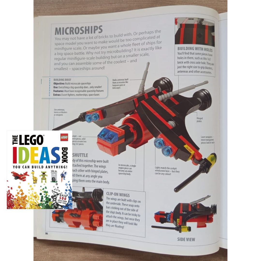 The LEGO Ideas Book (USED book, hardcover, with slight tears and dents on book cover)