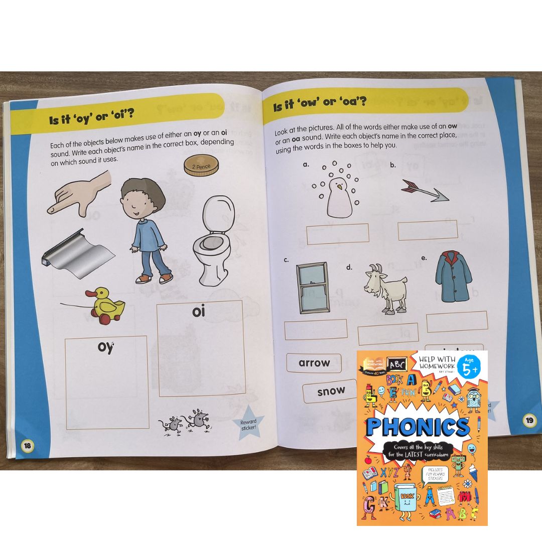 Help with Homework for Age 5+ (PHONICS) brand new softcover
