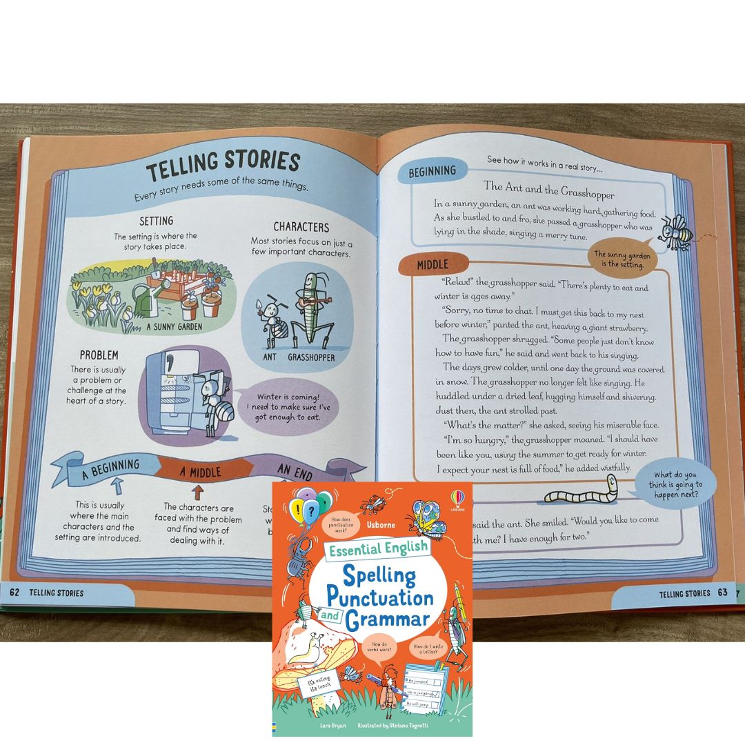 Usborne Essential English: Spelling Punctuation and Grammar (hardcover)