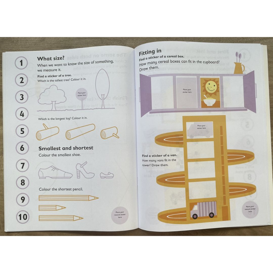 First Time Learning Preschool (for Age 3+) - EARLY MATHS (brand new softcover)