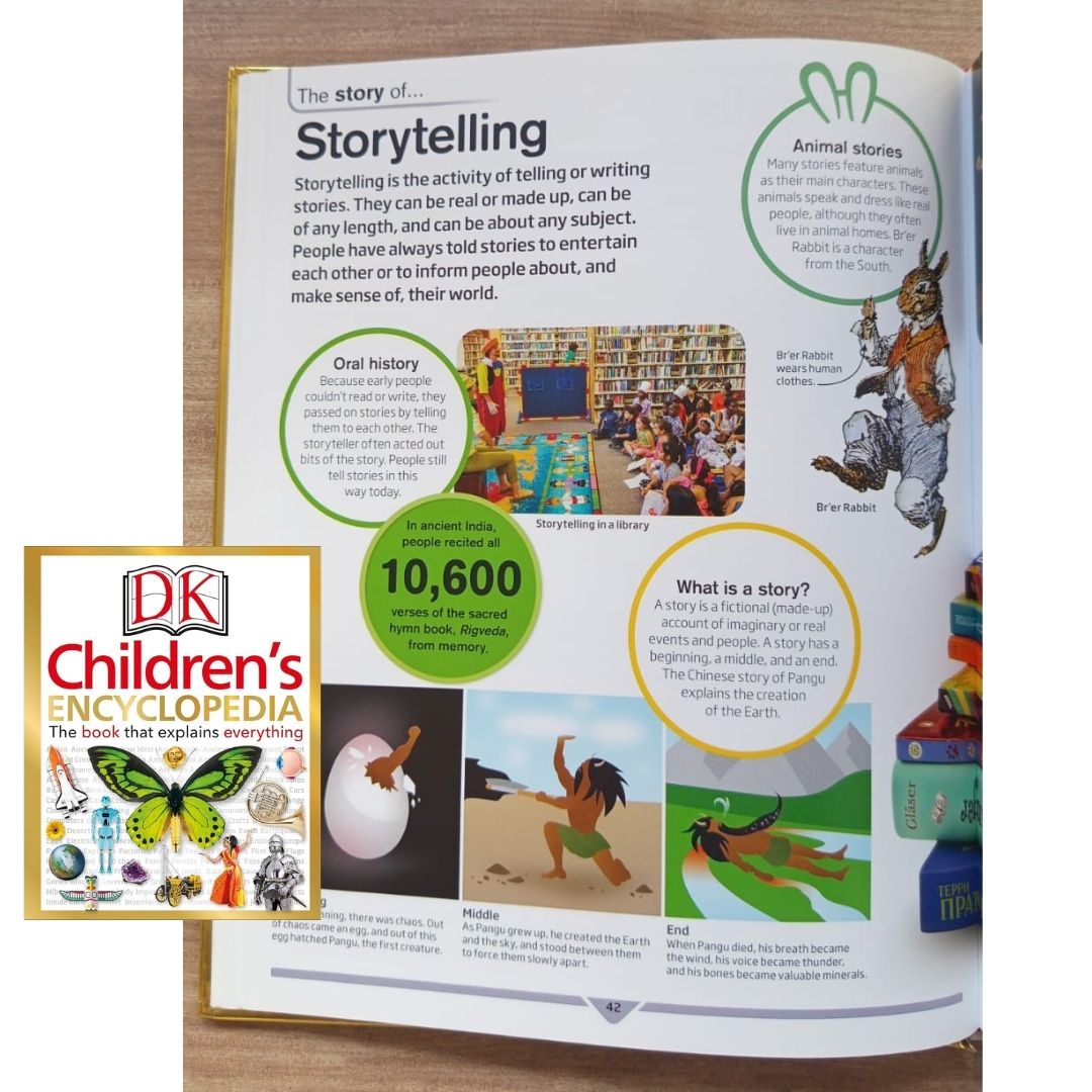 DK Children's Encyclopedia: The Book That Explains Everything! (USED book, hardcover, with slight tears and dents on book cover)