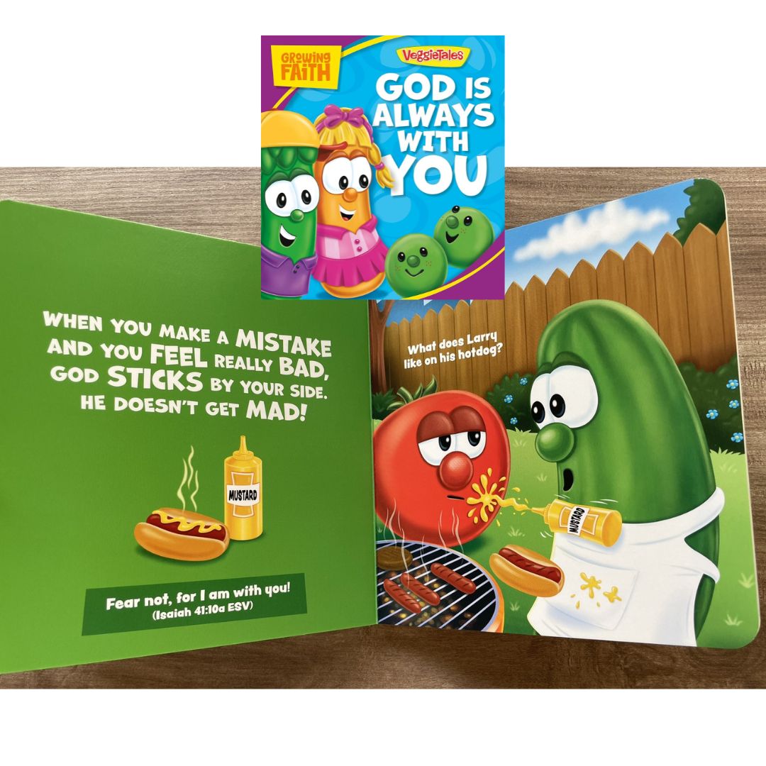VeggieTales - Growing Faith: God Is Always with You / Silly Little Thing Called Love (SINGLES, brand new Board Book)