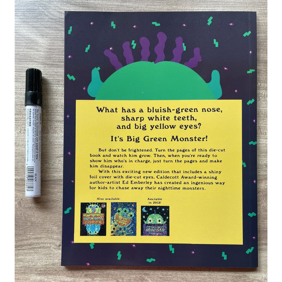Go Away, Big Green Monster (softcover) brand new, with cut-outs
