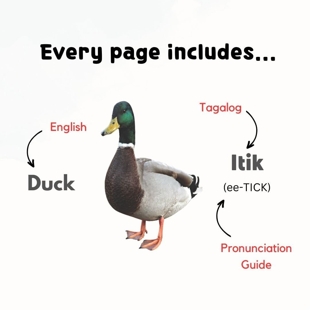 My First 100 Tagalog Words / Ang Aking Unang 100 Salita sa Tagalog by Heritage Kids Press (Bilingual English-Tagalog) Board Book, with SLIGHT DENTS/FOLDS