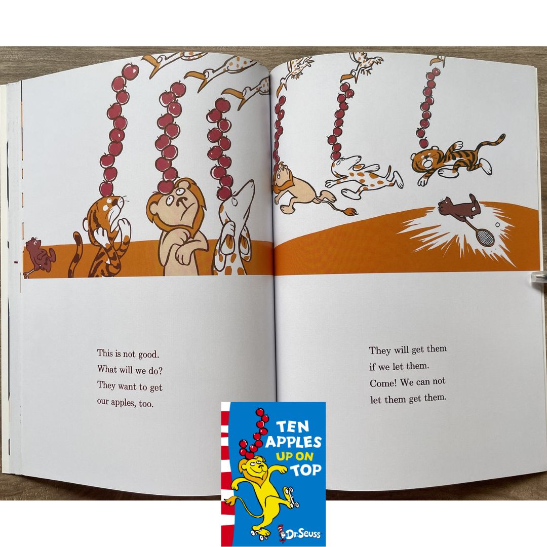 Dr Seuss paperbacks (PLS CHOOSE A TITLE) Oh the Places You'll Go / Fox in Socks / Green Eggs and Ham / Oh the Thinks You Can Think / One Fish Two Fish / Scrambled Eggs Super / Sleep Book / Ten Apples Up On Top / The Alphabet Book / Wacky Wednesday