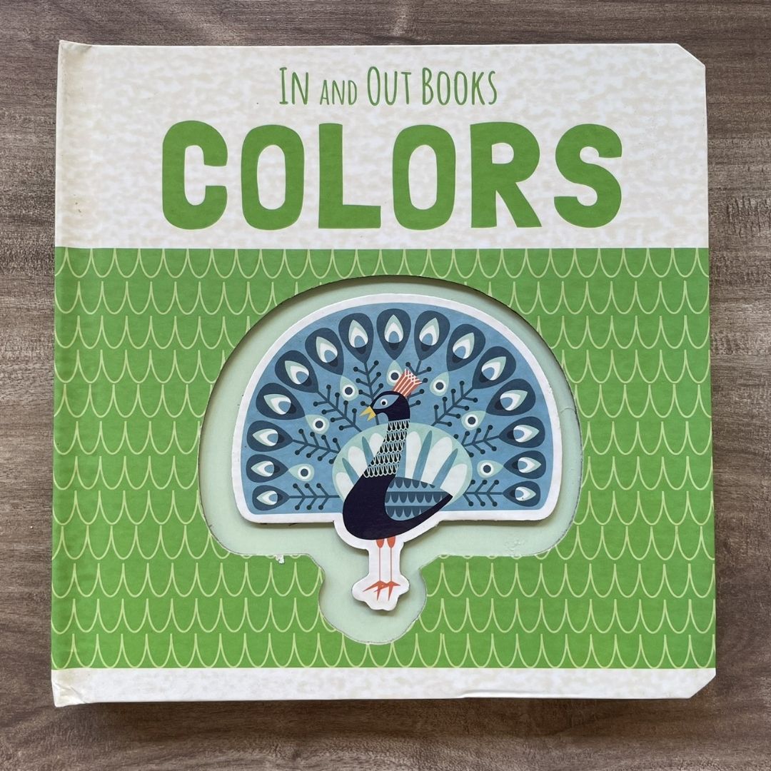 IN and OUT Board Books (SINGLES) Colors / Numbers / Opposites / Shapes (brand new, with SLIGHT DENTS on book cover)