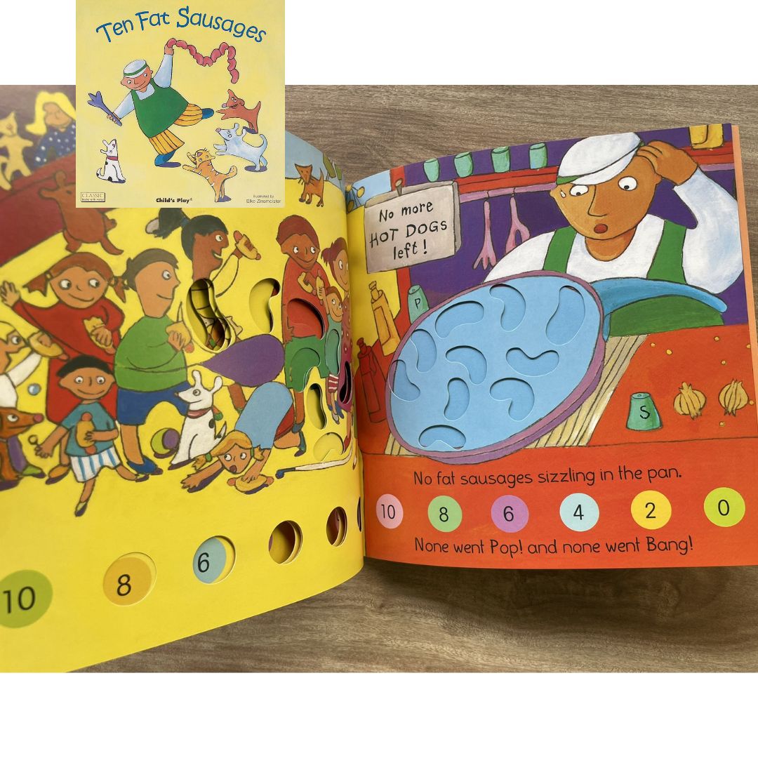 Ten Fat Sausages (Classic Books with Holes - brand new softcover)