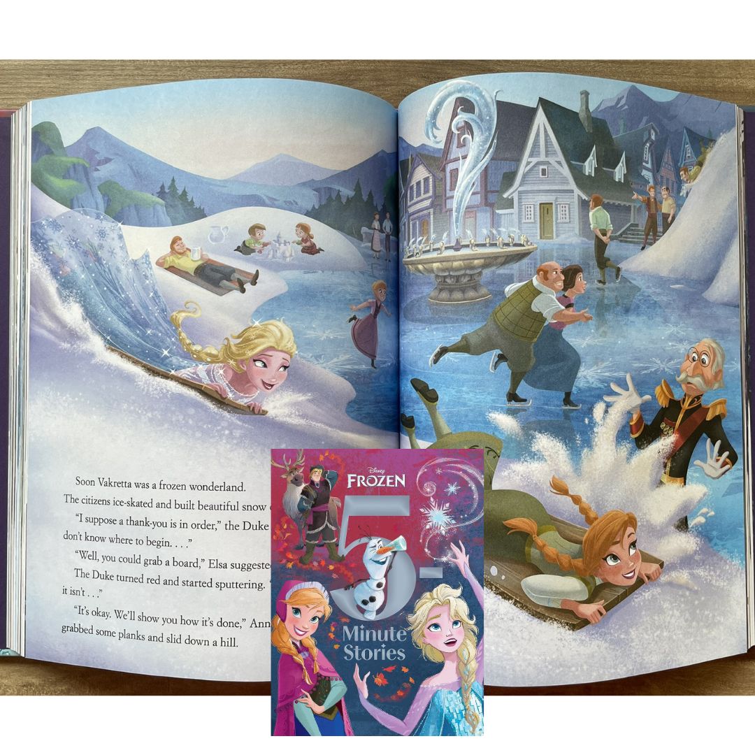 Disney Frozen 5-Minute Stories (USED book, padded hardcover, with slight dents on book cover)