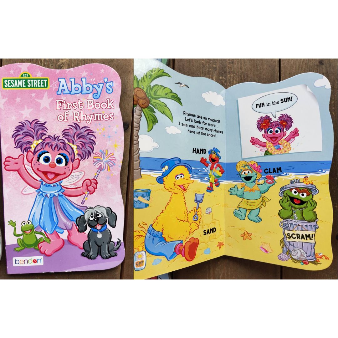Sesame Street / Sesame Beginnings (SINGLES) brand new Board Book, with SLIGHT DENTS on book cover