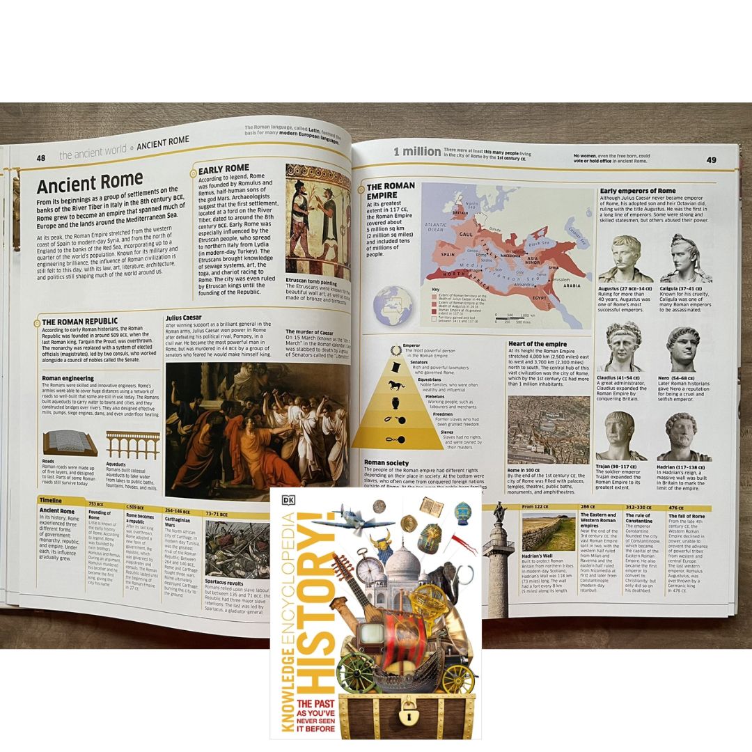 DK Knowledge Encyclopedia History!: The Past as You've Never Seen it Before (hardcover)