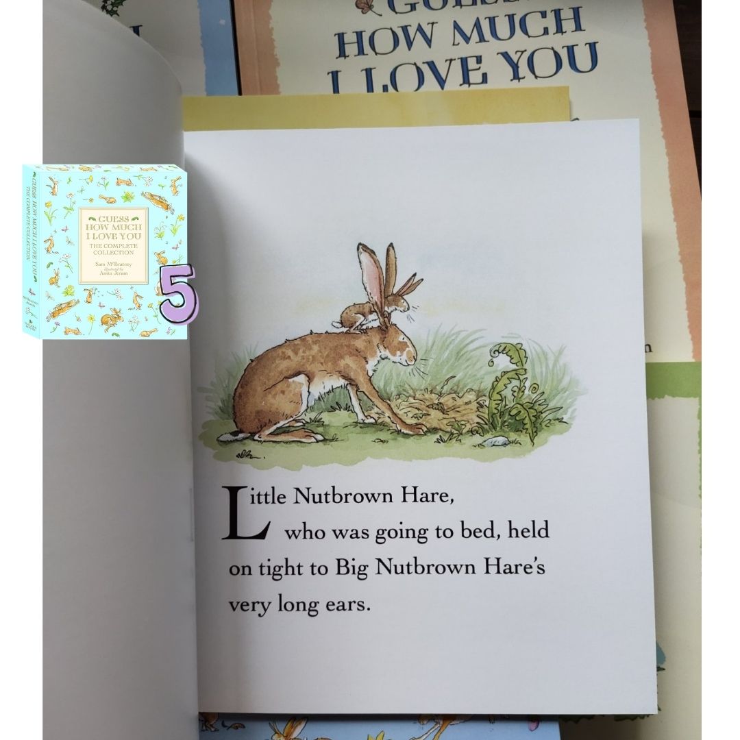 Guess How Much I Love You Complete Collection Box Set by Sam McBratney illustrated by Anita Jeram (5 books) brand new softcover