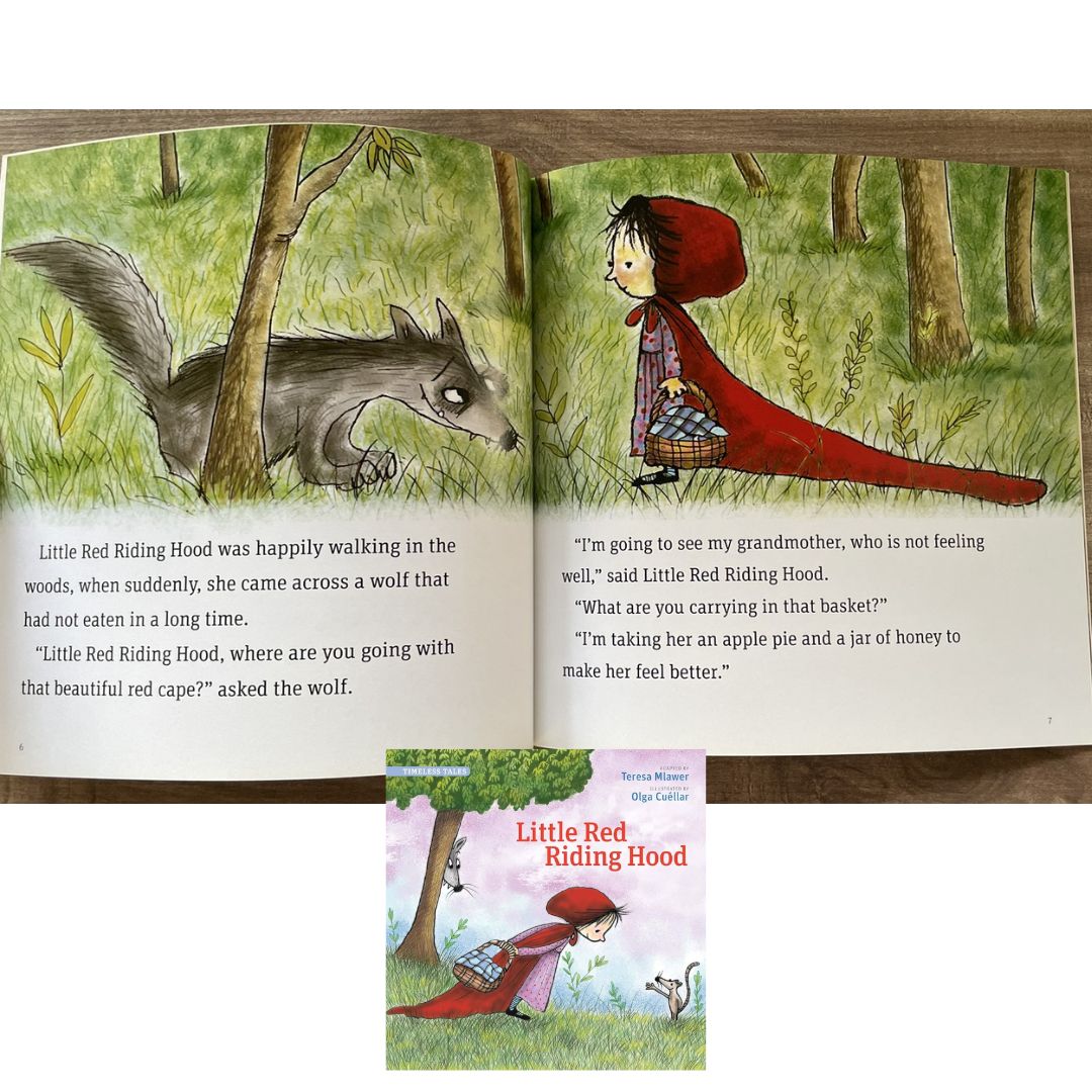 Timeless Tales Little Red Riding Hood // Timeless Fables The Boy Who Cried Wolf (SINGLES, brand new softcover, with SLIGHT DENTS on book cover)