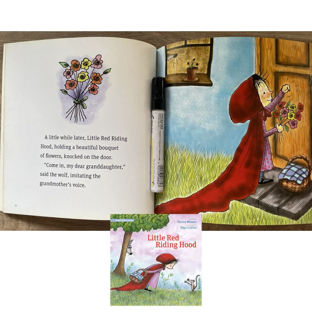 Timeless Tales Little Red Riding Hood // Timeless Fables The Boy Who Cried Wolf (SINGLES, brand new softcover, with SLIGHT DENTS on book cover)