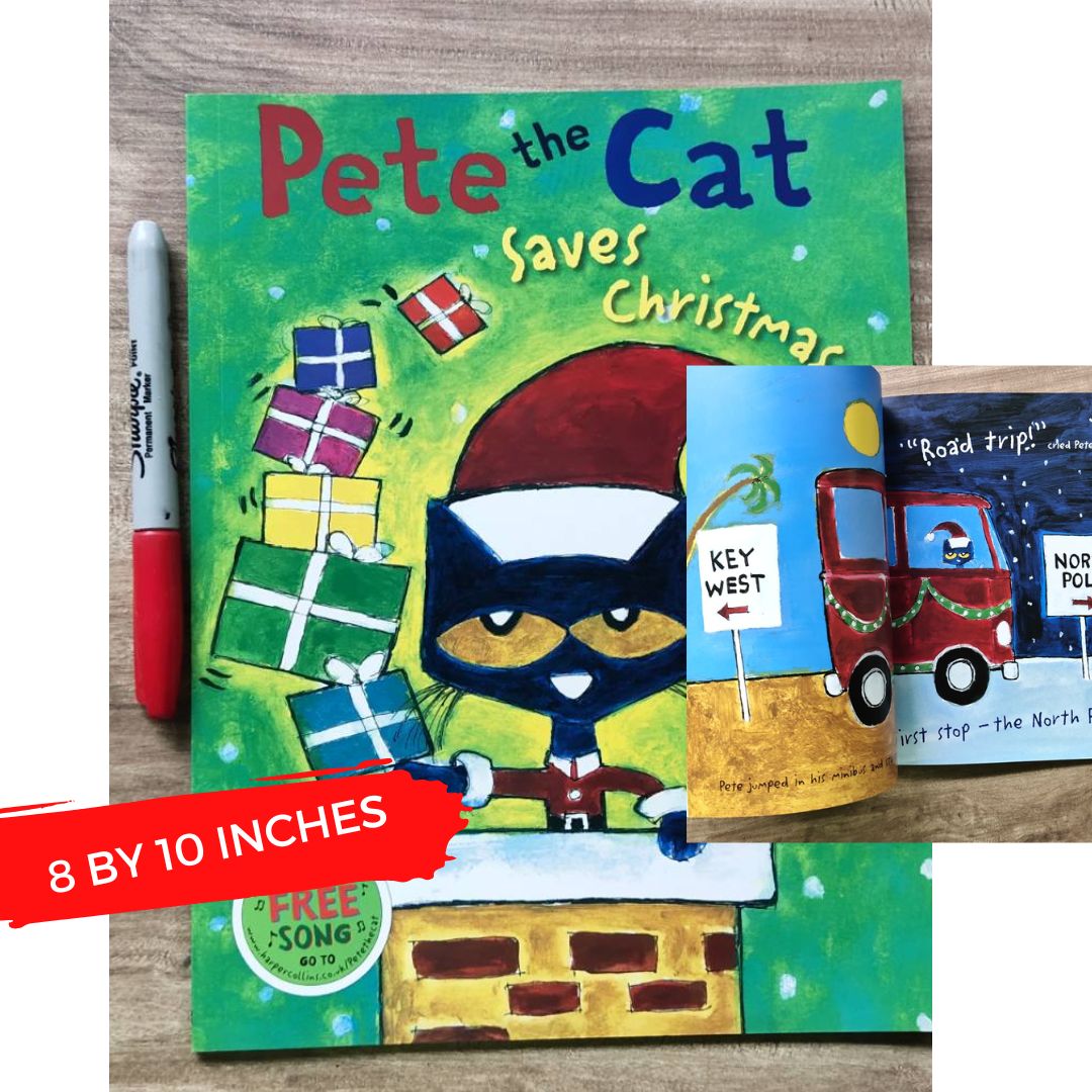 PETE THE CAT: I Love My White Shoes, Rocking in My School Shoes, Saves Christmas, Four Groovy Buttons, Magic Sunglasses, the New Guy and other stories (SINGLES) brand new softcover