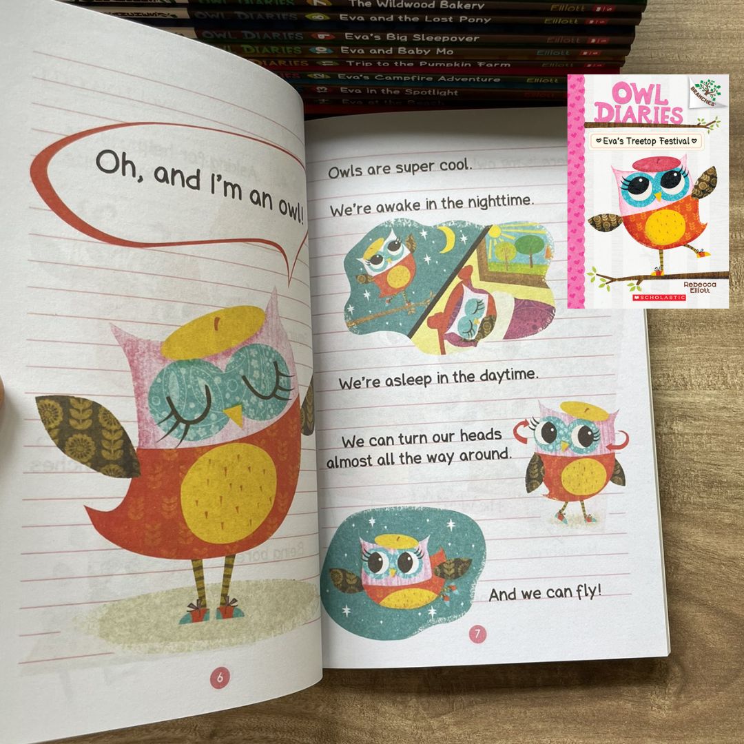 Owl Diaries #1-19 Collection (Pack of 19 books, brand new softcover, no box)