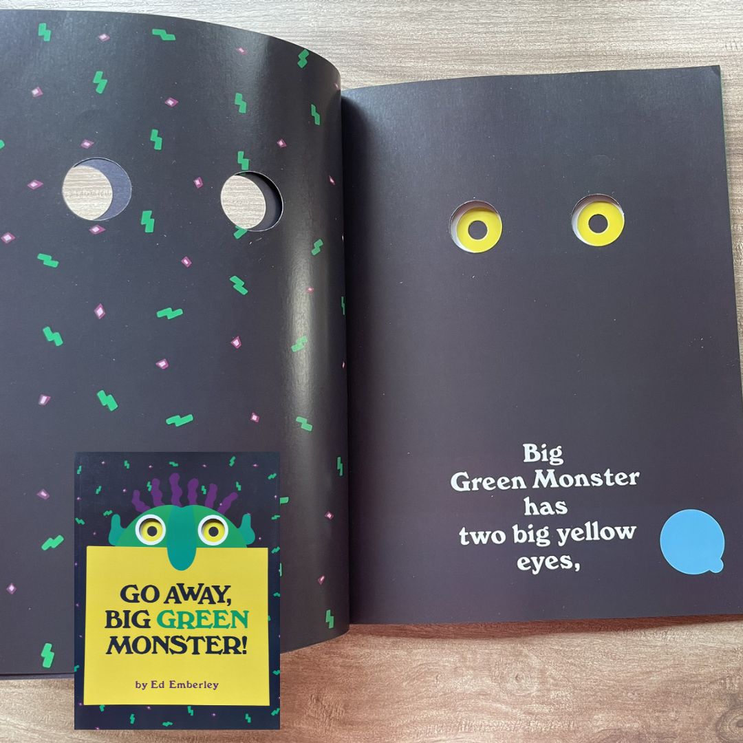 Go Away, Big Green Monster (softcover) brand new, with cut-outs