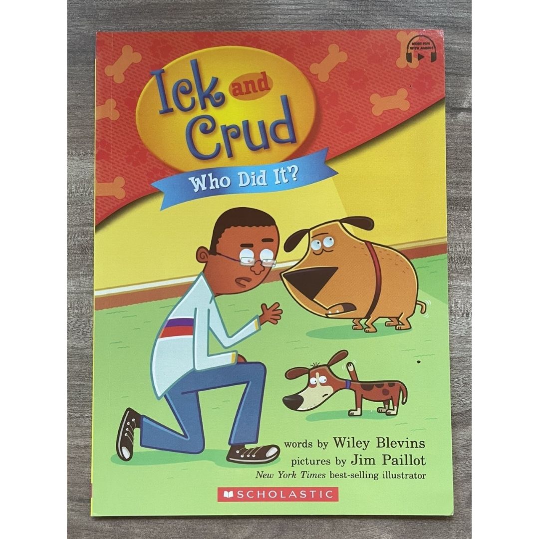 Funny Bone Books: First Chapters -- Ick and Crud (7 books) brand new softcover, no box, with SLIGHT FOLDS on book covers