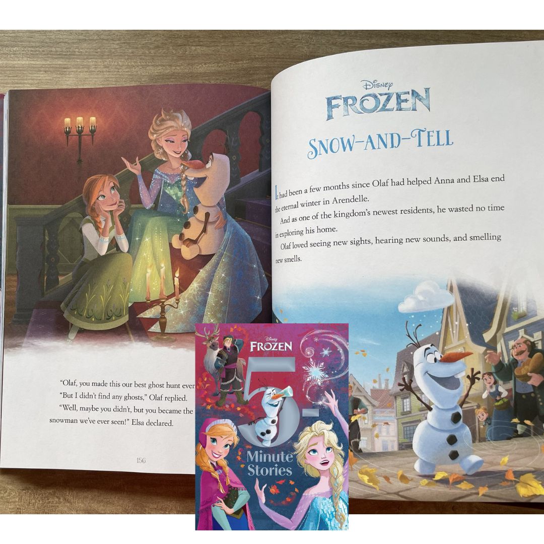 Disney Frozen 5-Minute Stories (USED book, padded hardcover, with slight dents on book cover)