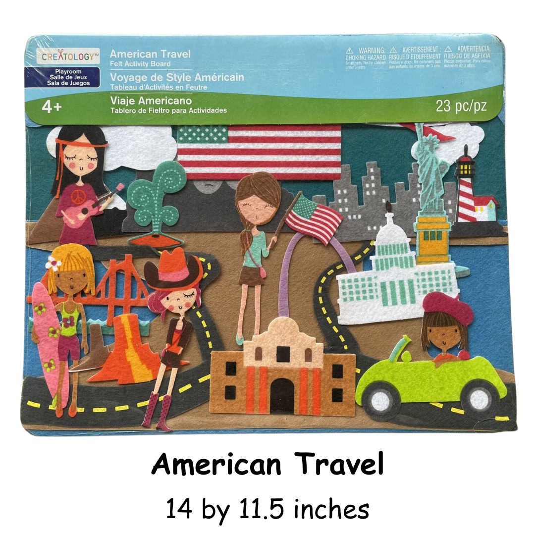 Felt Creations Story Board (SINGLES) (Aquatic Diving / Cars / American Travel / Dancing Ballerina)