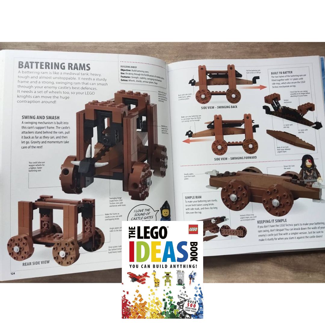 The LEGO Ideas Book (USED book, hardcover, with slight tears and dents on book cover)