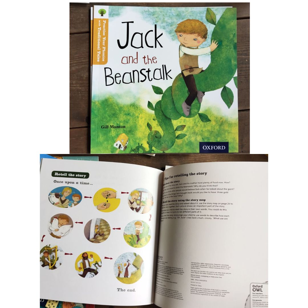 Oxford Practice Your Phonics (21 books) brand new softcover, fairy tales, boxed set, box with slight tears and dents
