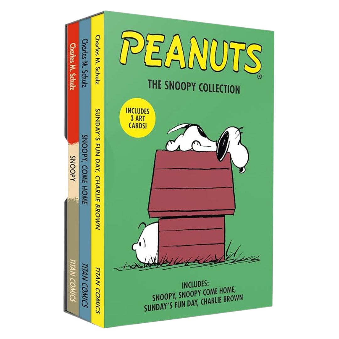 The CLASSIC PEANUTS / SNOOPY / PEANUTS GRAPHIC NOVEL Collection (3 Book) Slipcase Box Set By Charles M. Schulz (brand new softcovers)