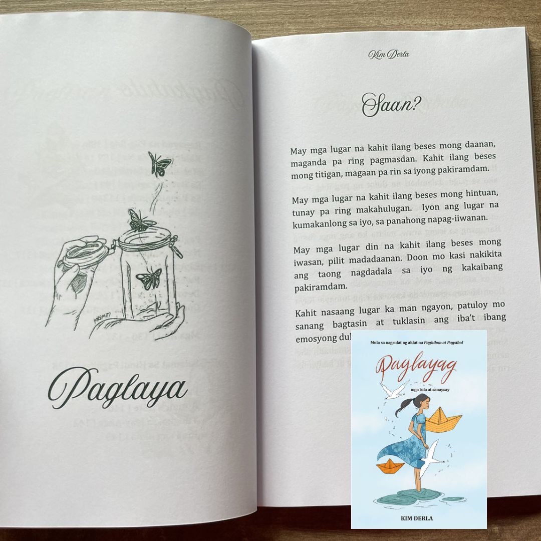 Paglayag / Paghilom (by Kim Derla) (SINGLES) brand new, with SLIGHT DENTS on book cover