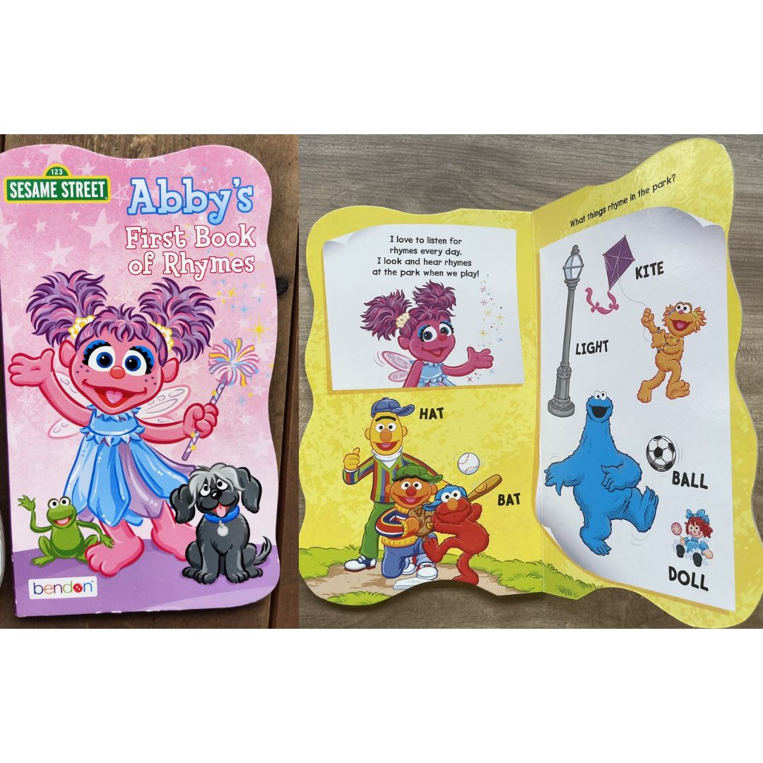 Sesame Street / Sesame Beginnings (SINGLES) brand new Board Book, with SLIGHT DENTS on book cover