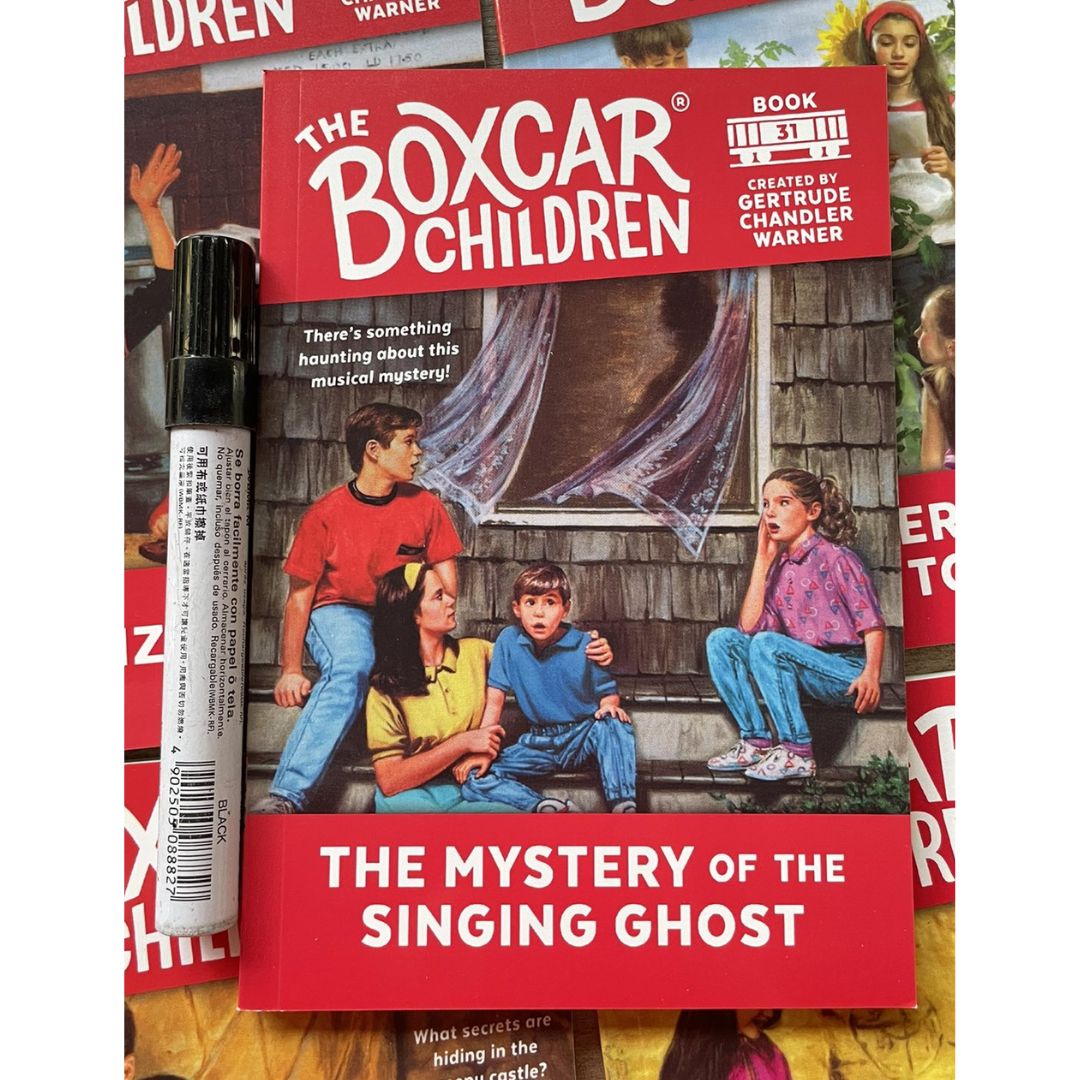 The Boxcar Children Mysteries #21-50 (30 books) brand new softcover, no box, with SLIGHT TEARS on the edges of the book covers