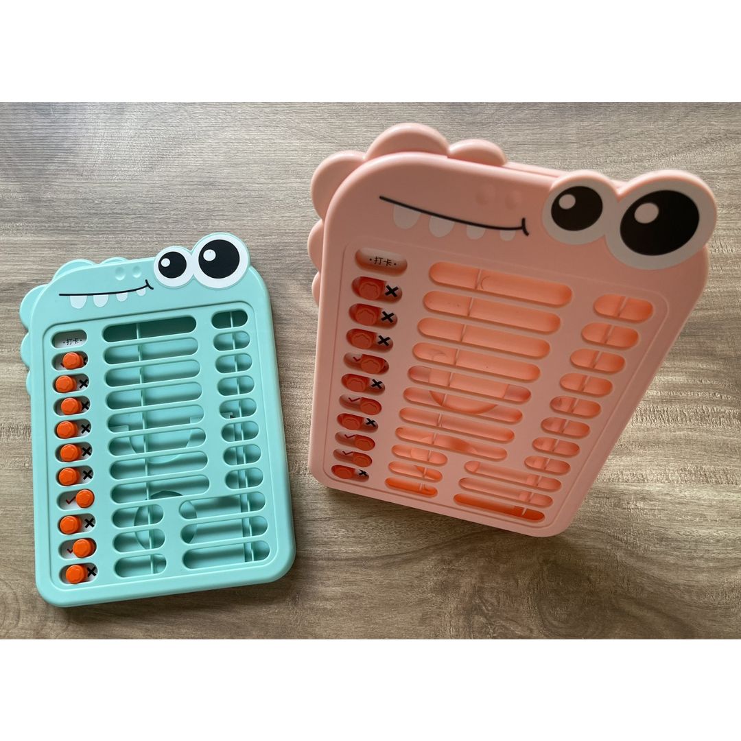 Daily Schedule Self-discipline Plan Organizer Stand for Kids (daily routine or chores to develop good habit) (box with slight tear and dents)