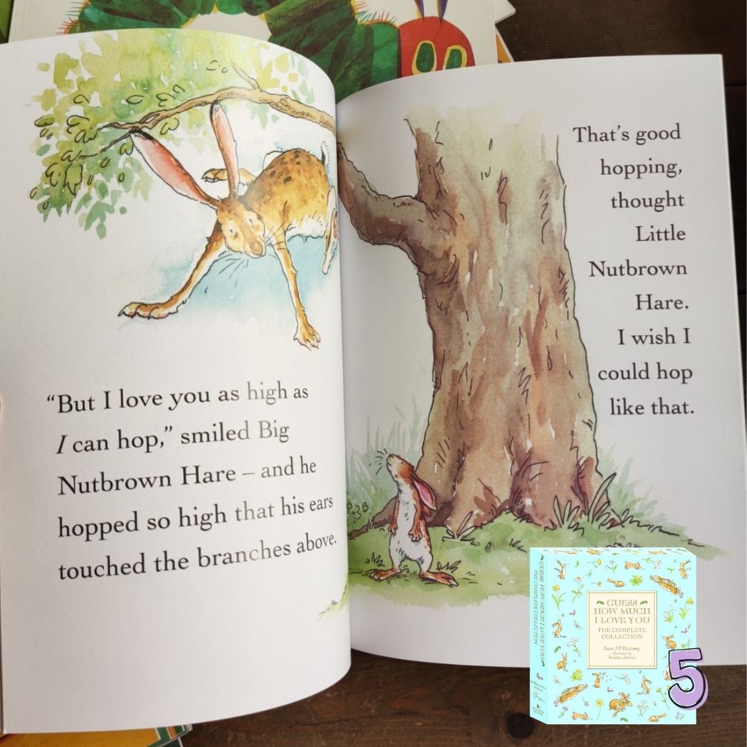 Guess How Much I Love You Complete Collection Box Set by Sam McBratney illustrated by Anita Jeram (5 books) brand new softcover