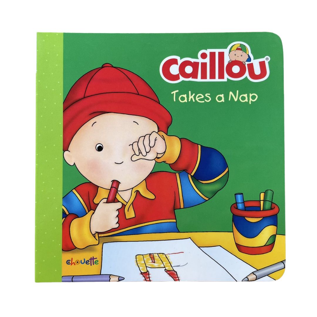 Caillou Asks Nicely // Takes a Nap (SINGLES, brand new Board Book, with SLIGHT DENTS on book cover)