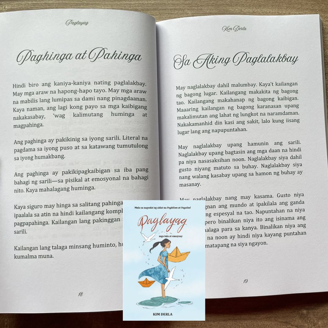 Paglayag / Paghilom (by Kim Derla) (SINGLES) brand new, with SLIGHT DENTS on book cover
