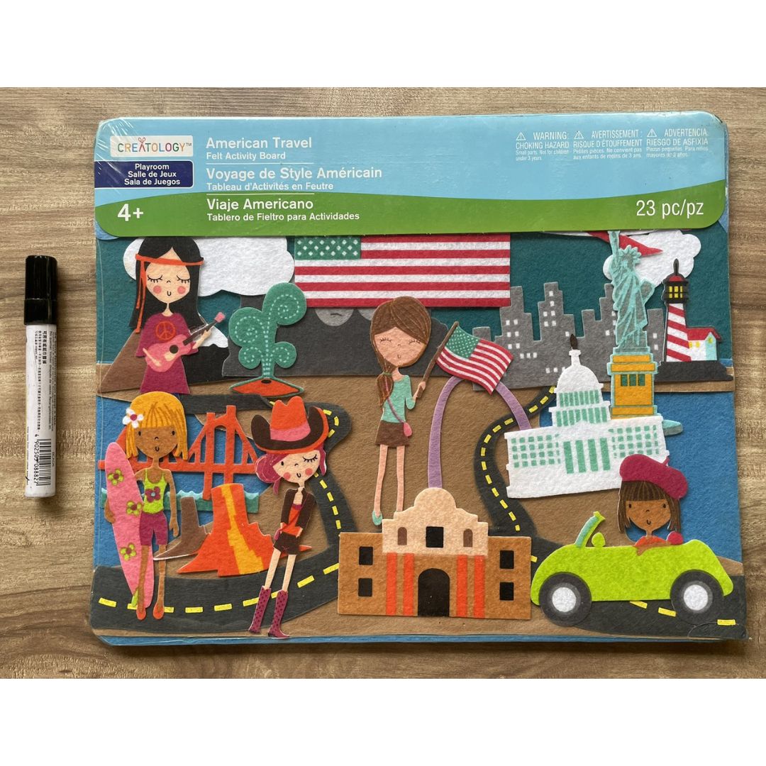 Felt Creations Story Board (SINGLES) (Aquatic Diving / Cars / American Travel / Dancing Ballerina)