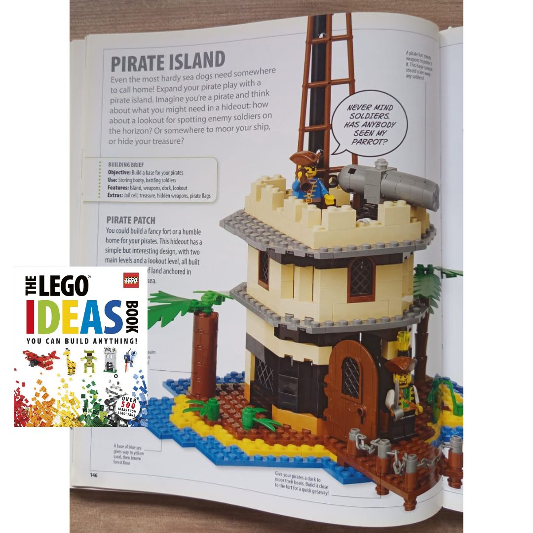 The LEGO Ideas Book (USED book, hardcover, with slight tears and dents on book cover)