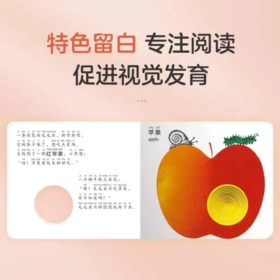 Montessori Early Learning Touch-and-Feel, Pull-Tab & Interactive Design, Sensory & Cognitive Development Picture Board Books for Babies and Toddlers (6 books) [Mandarin (Simplified Chinese Text) with Pinyin]