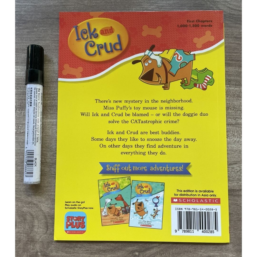 Funny Bone Books: First Chapters -- Ick and Crud (7 books) brand new softcover, no box, with SLIGHT FOLDS on book covers